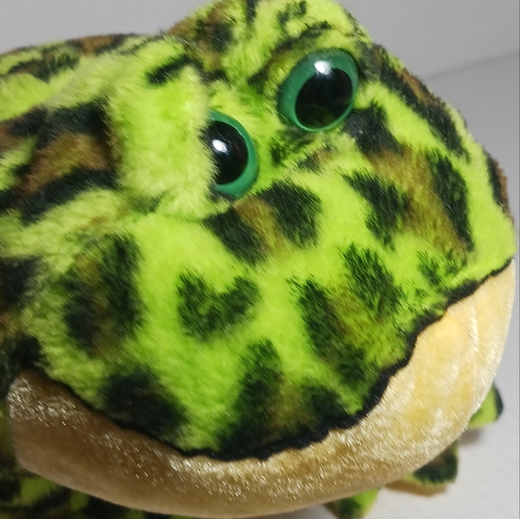 Webkinz Bull Frog with Sealed Tag and Code HM114 10” Ganz Plush - Picture 6 of 10